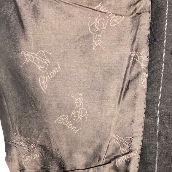 Awesome Brioni brown striped suit jacket - Picture 11 of 16